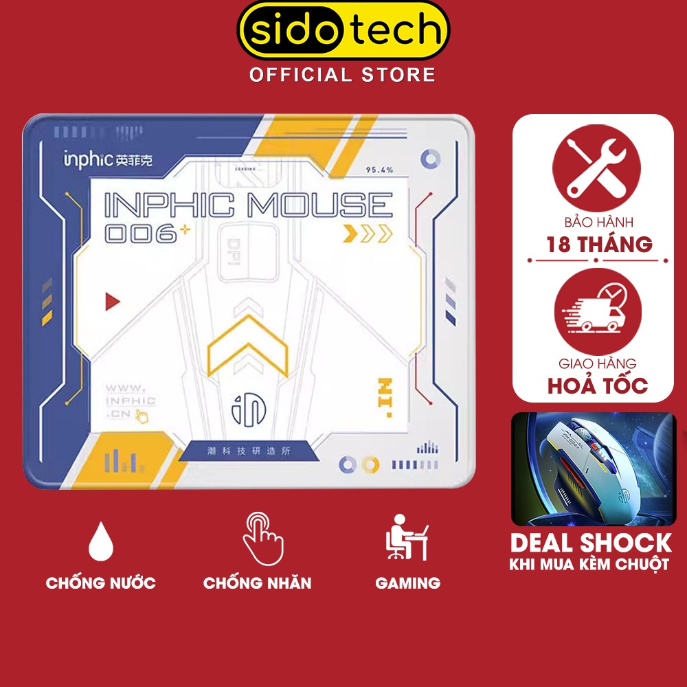 Miếng lót chuột máy tính SIDOTECH INPHIC GUNDAM gaming pad cỡ lớn cỡ...