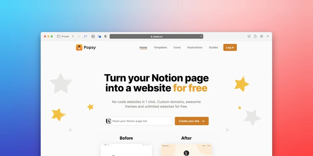 Hình ảnh webpage hiển thị backlink được styled với CSS, hover effects, và icon external link