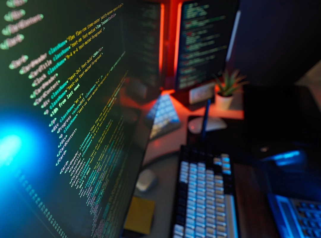 Màn hình hiển thị code HTML với anchor tags và attributes trong backlink tag generator
